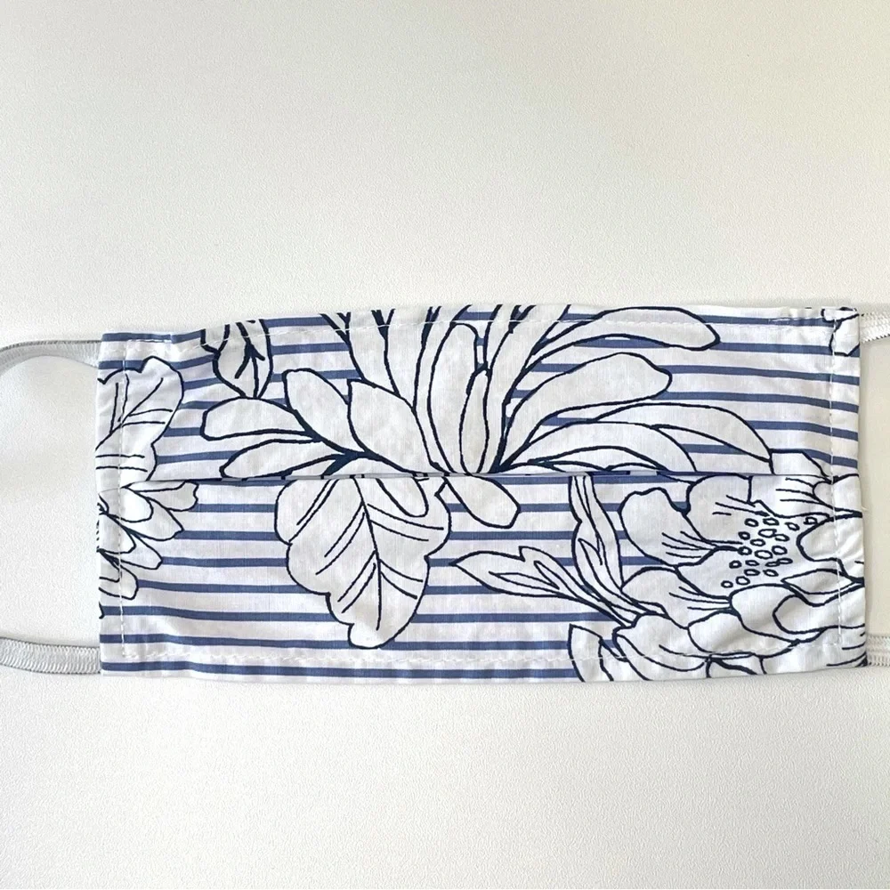 Anthropologie Amadi Multicolor Mixed Print Cotton Ear Loop Face Mask Bundle